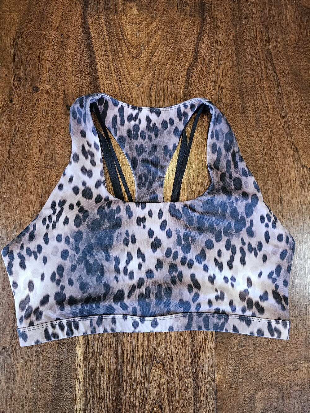 Fabletics Boost Medium Impact Sports Bra Cheetah Size Medium